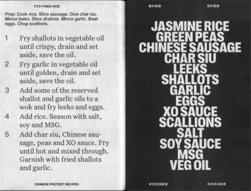 Food culture zines challenging power.